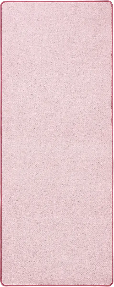 

HANSE Домашняя дорожка "Fancy", прямоугольная, с коротким ворсом, мягкая, однотонная, для гостиной, спальни, столовой HANSE Home 80х200 см, розовый
