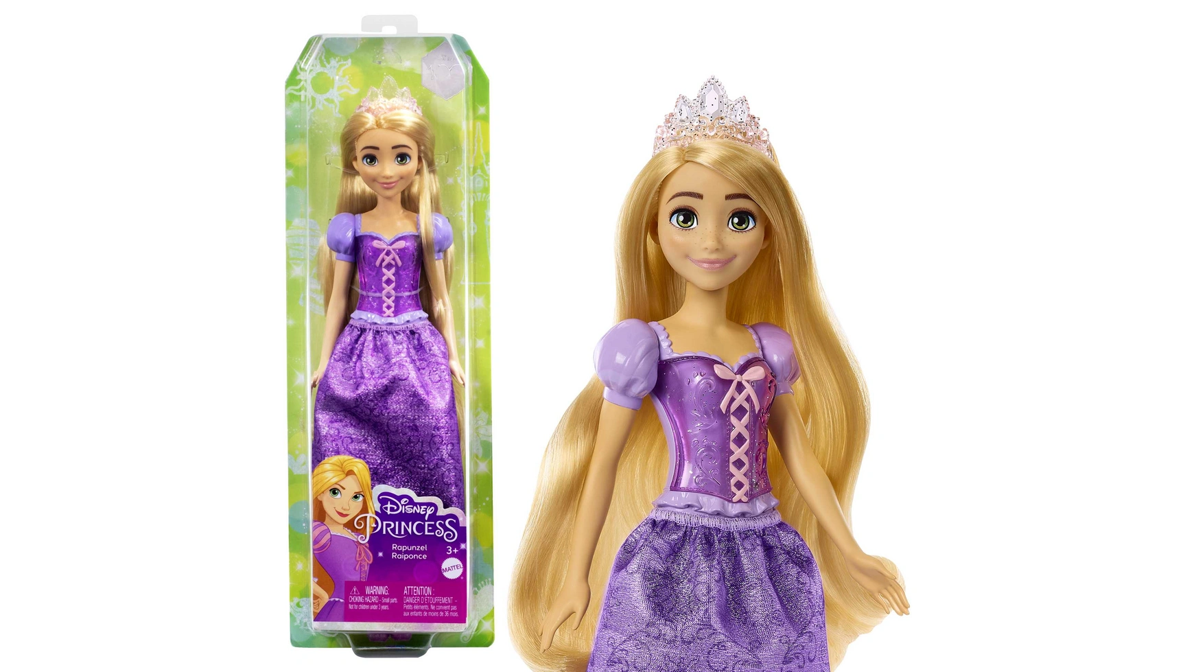 Кукла принцессы диснея рапунцель Mattel картонка рапунцель