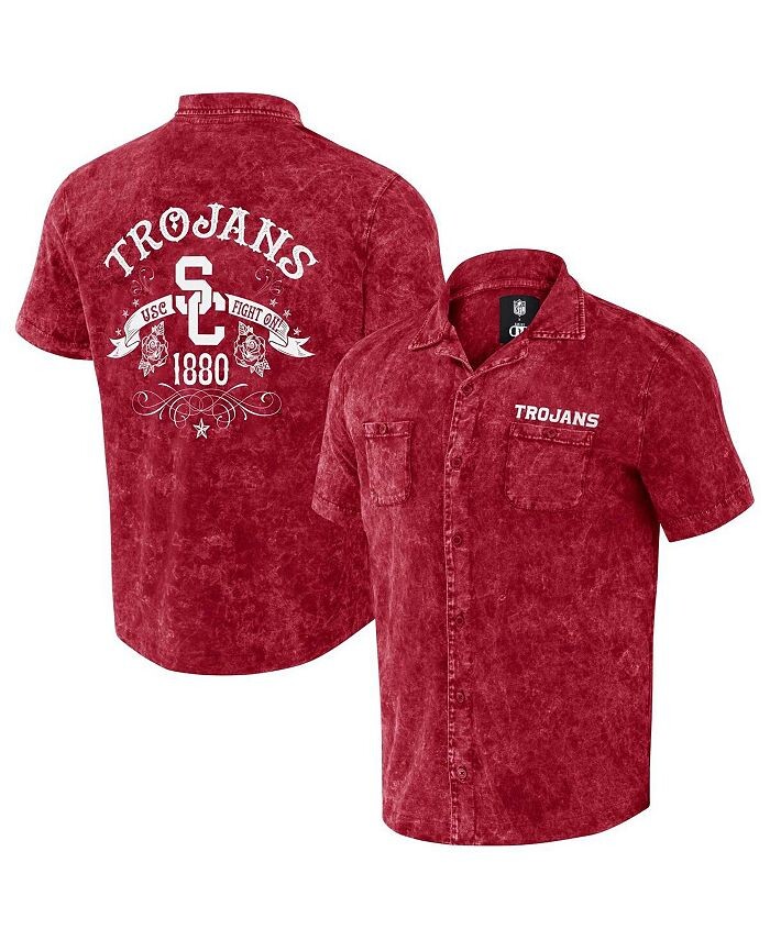 

Мужская рубашка на пуговицах из коллекции Darius Rucker от Cardinal USC Trojans Team Color Fanatics, красный