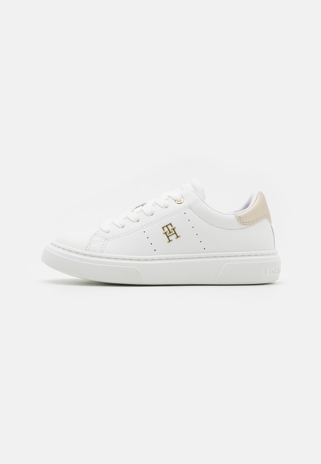 

Полукеды Tommy Hilfiger, белый/платина
