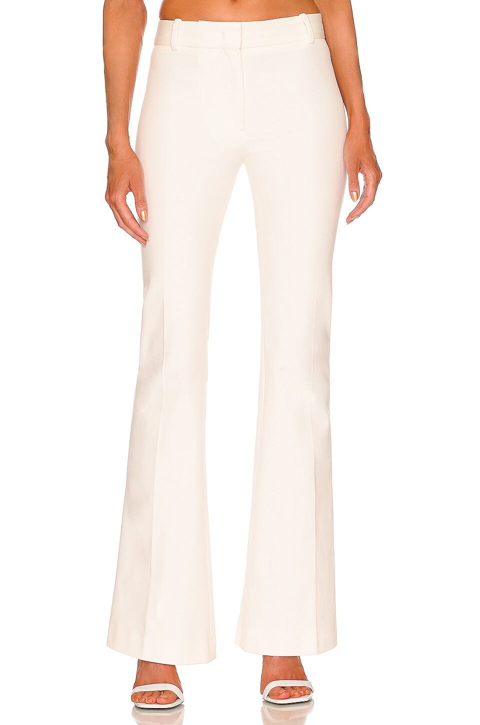 

Брюки FRAME Le High Flare Trouser, цвет Blanc