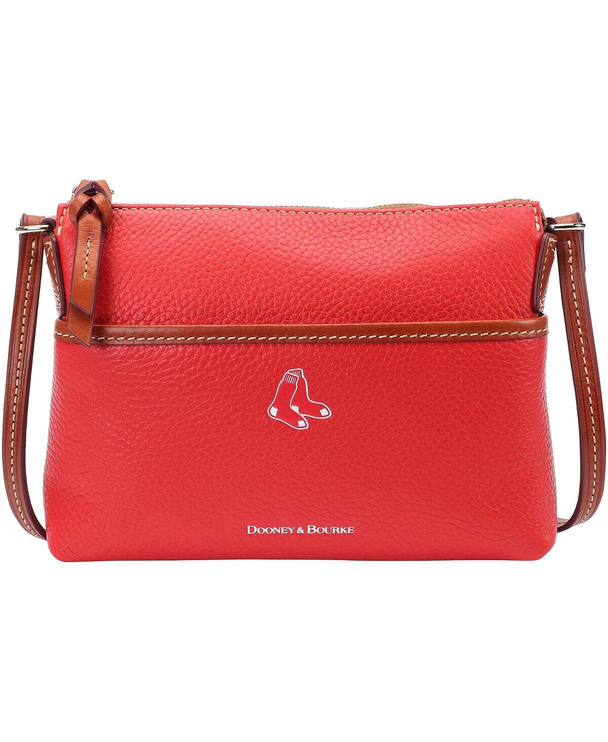 

Женская сумка через плечо Boston Red Sox Pebble Ginger Dooney & Bourke, красный