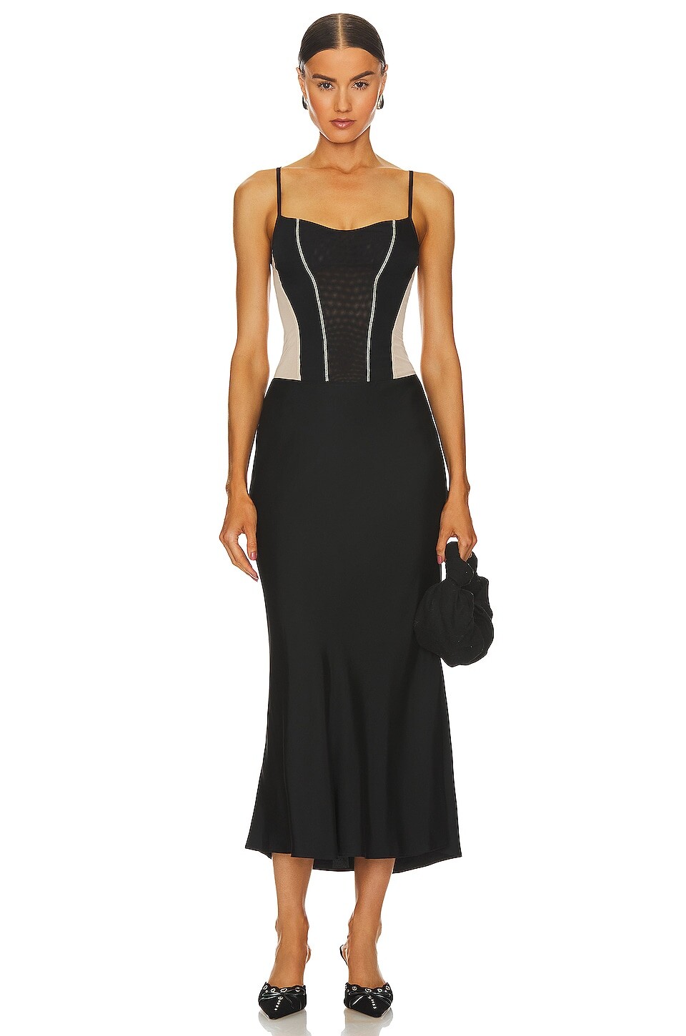 

Платье Bec + Bridge Dex Corset, цвет Black & Nude