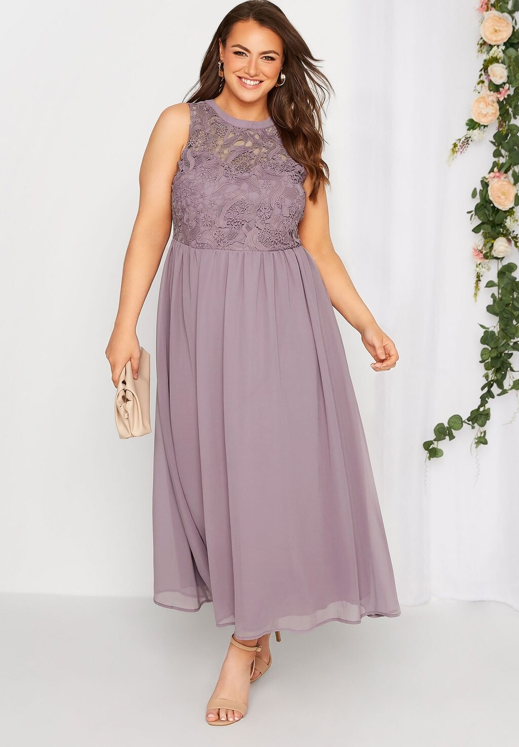 

Вечернее платье Yours Clothing, фиолетовый