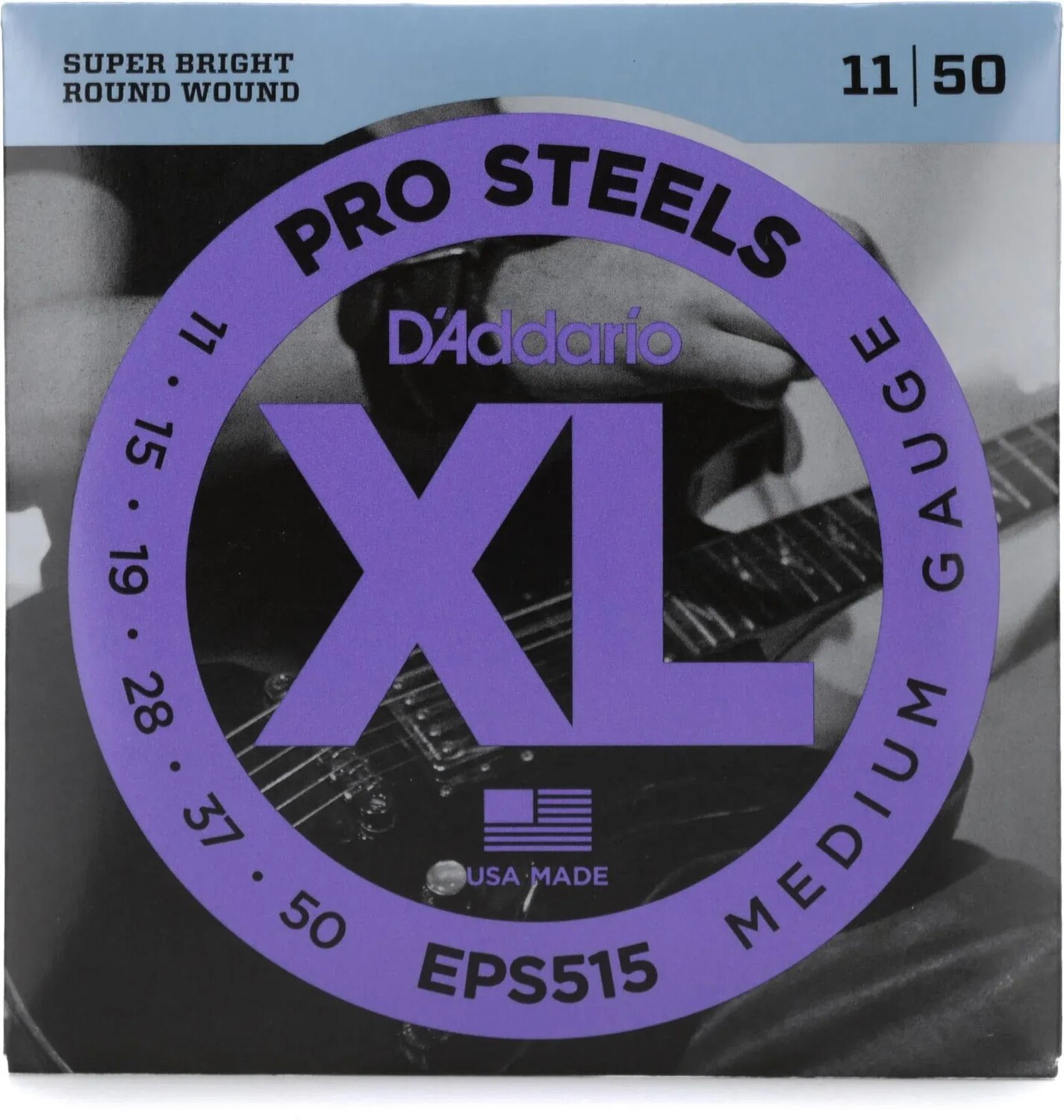 

Струны для электрогитары D'Addario EPS515 XL ProSteels — .011-.050 средние