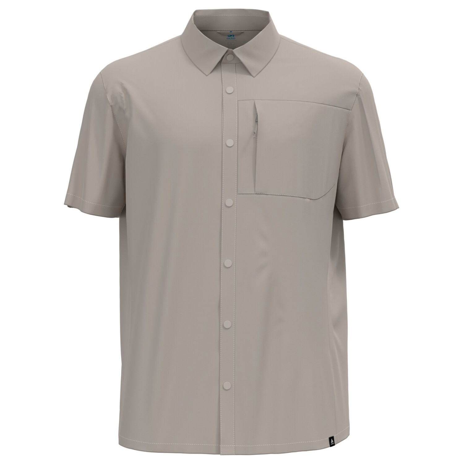 

Рубашка Odlo Essential Shirt S/S, цвет Silver Cloud