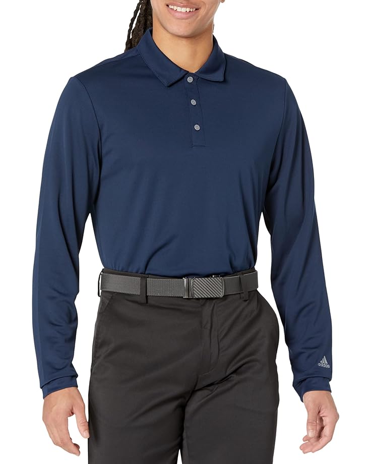 Поло adidas Golf UPF Long Sleeve, цвет Collegiate Navy