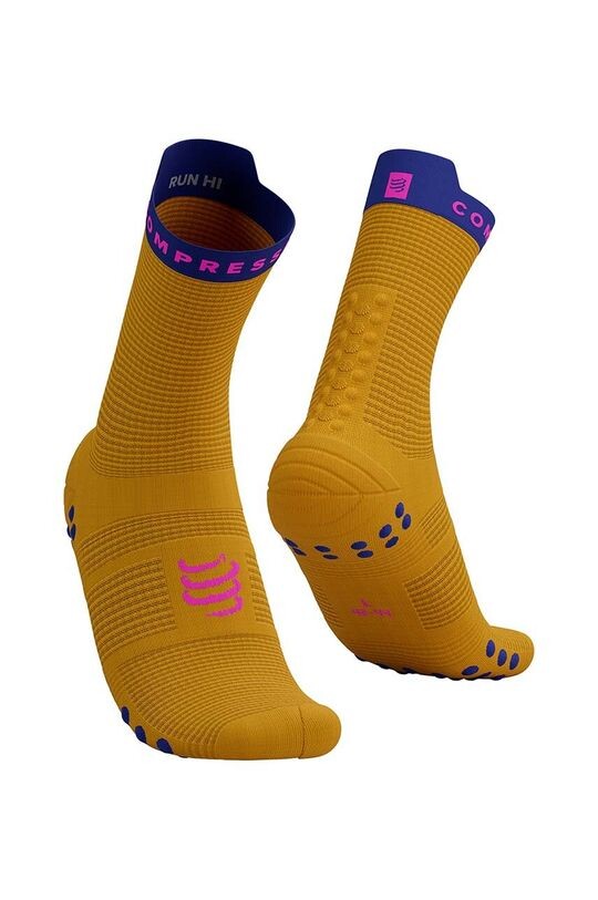 

Носки Pro Racing v4.0 Run High Compressport, желтый
