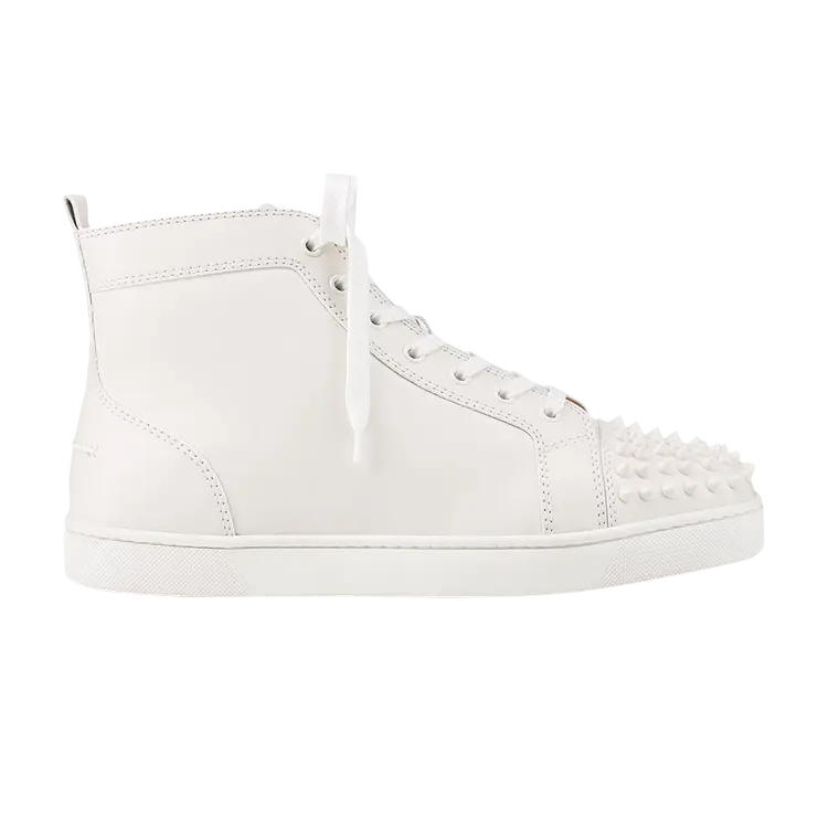 

Кроссовки Christian Louboutin Louis Flat Calf Spikes 'White, белый