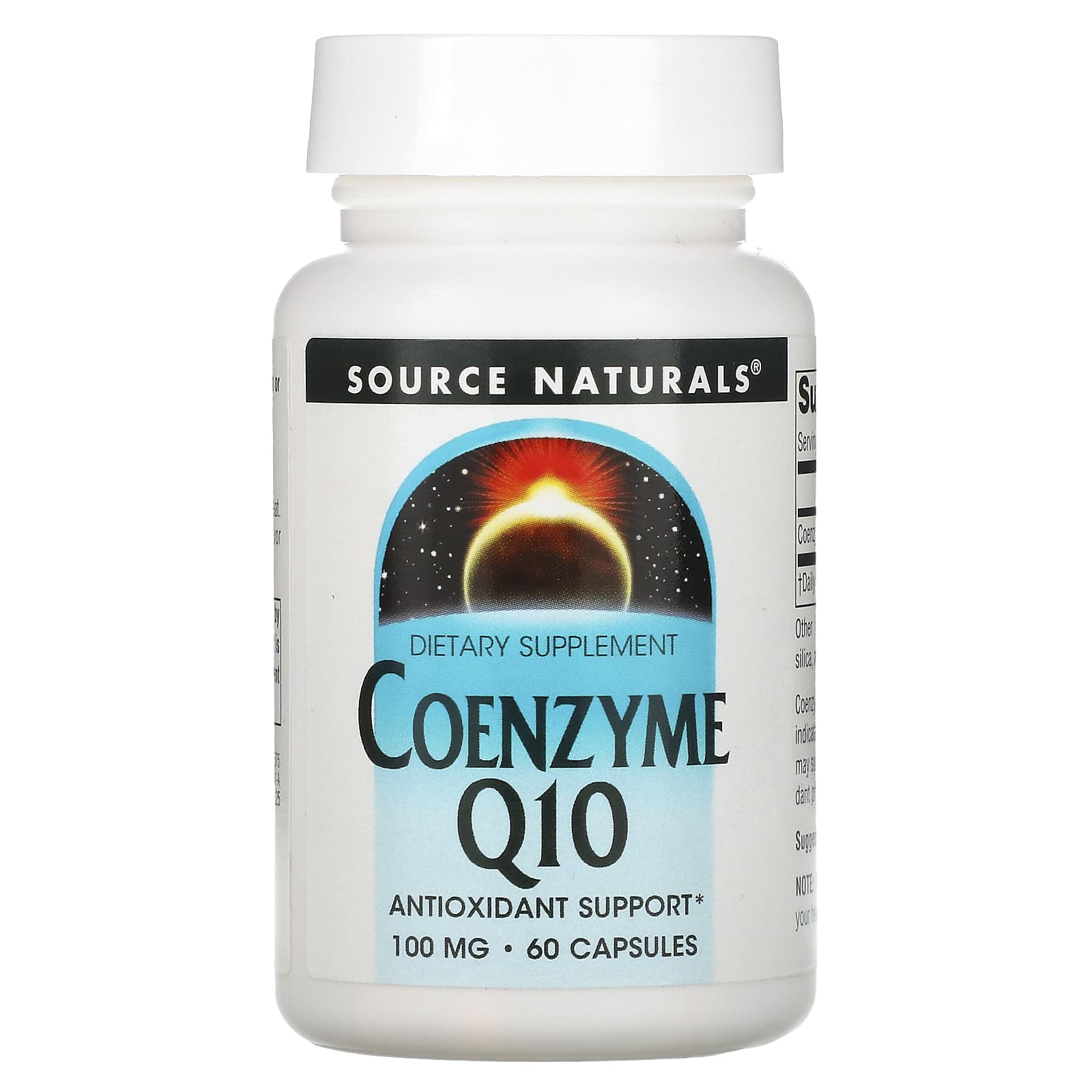 

Коэнзим Q10, 100 мг, 60 капсул, Source Naturals