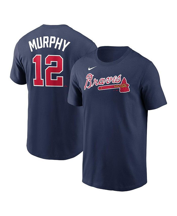 

Мужская темно-синяя футболка с именем и номером игрока Atlanta Braves Sean Murphy Nike, синий