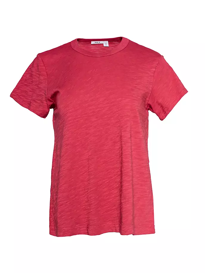 

Укороченная футболка с короткими рукавами Baby Fit Wilt, цвет berry