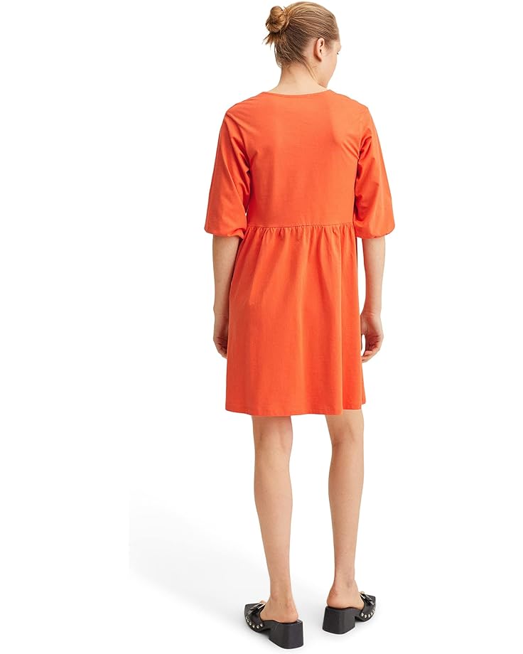 Платье MANGO Serenade Dress, оранжевый