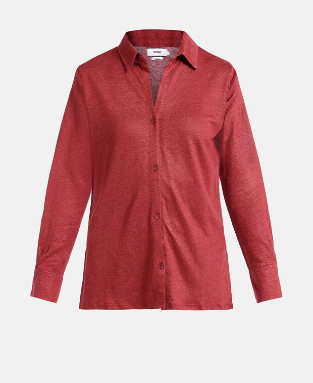 

Льняная блузка Notshy Cashmere, цвет Russet