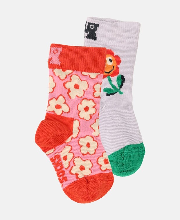 

Носки, упаковка 2 шт. Happy Socks, розовый