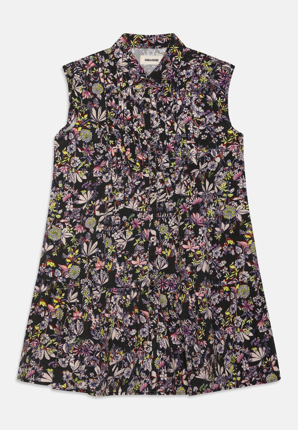 Платье-рубашка Dress Zadig & Voltaire, хаки