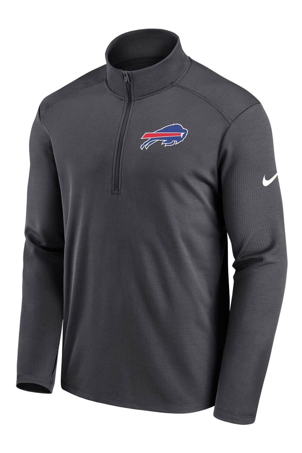 

Короткая худи на молнии с логотипом Fanatics Buffalo Bills Pacer Nike Nike, серый