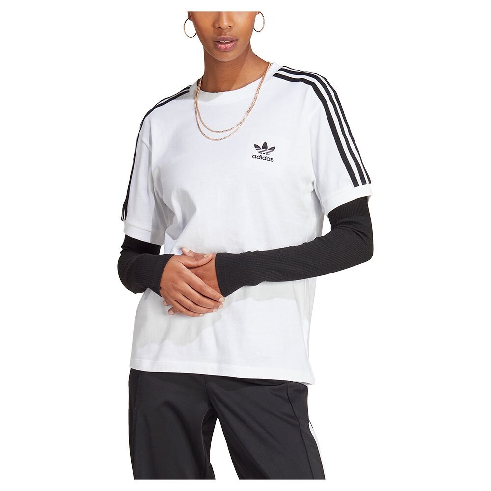 

Футболка adidas Originals Adicolor Classics 3 Stripes, белый