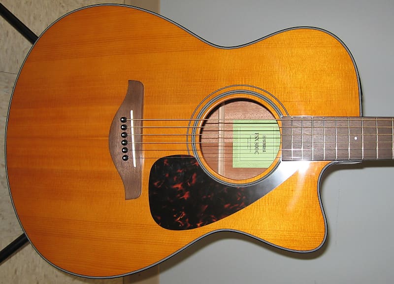 Акустическая гитара Yamaha Limited Edition FSX800C Acoustic Electric 2022 - Vintage Tint Natural AIMM Exclusive фото