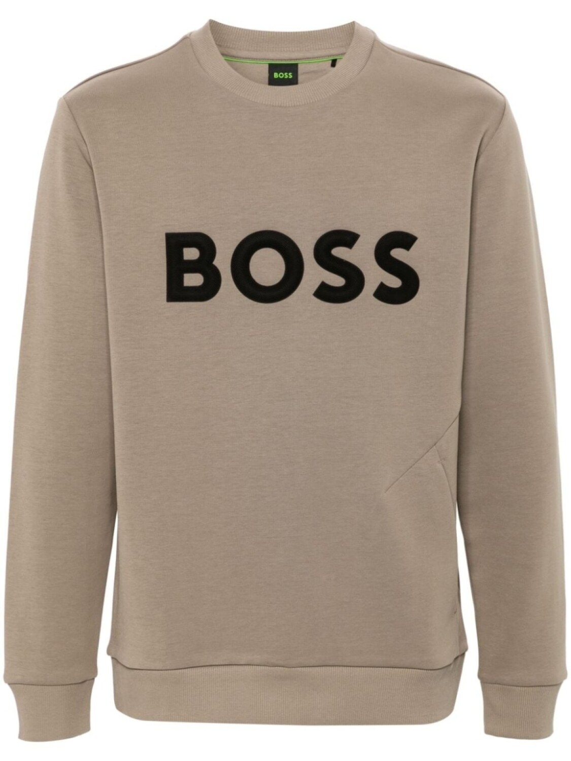 

BOSS толстовка с тисненым логотипом, нейтральный цвет