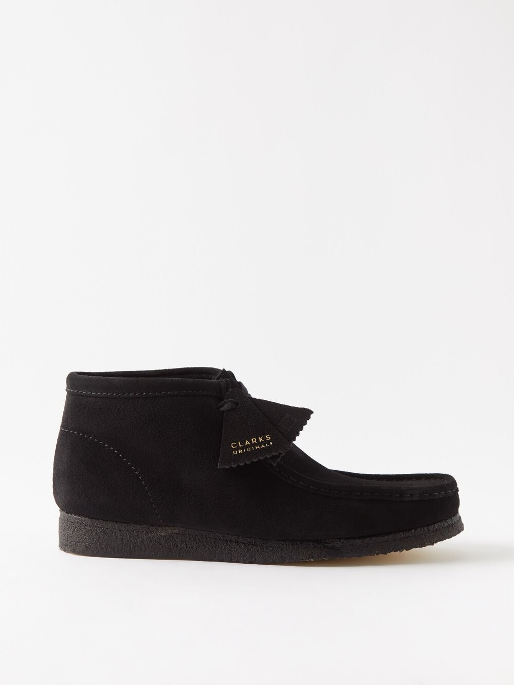 

Замшевые ботинки wallabee Clarks, черный