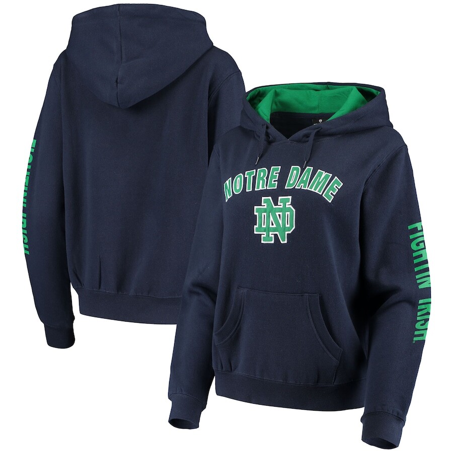 

Пуловер с капюшоном Colosseum Notre Dame Fighting Irish, нави