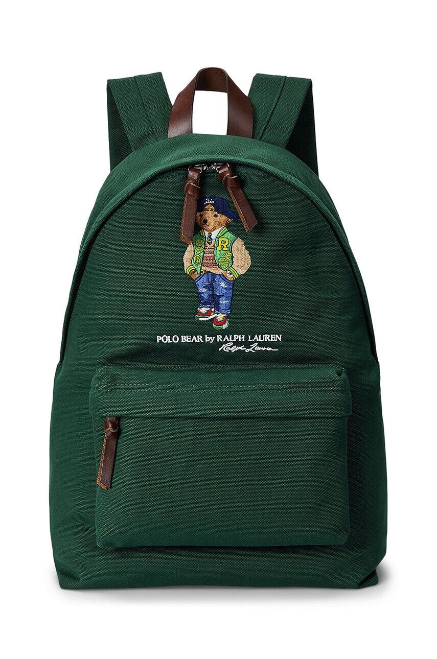 

Рюкзак Polo Ralph Lauren из хлопка, зеленый