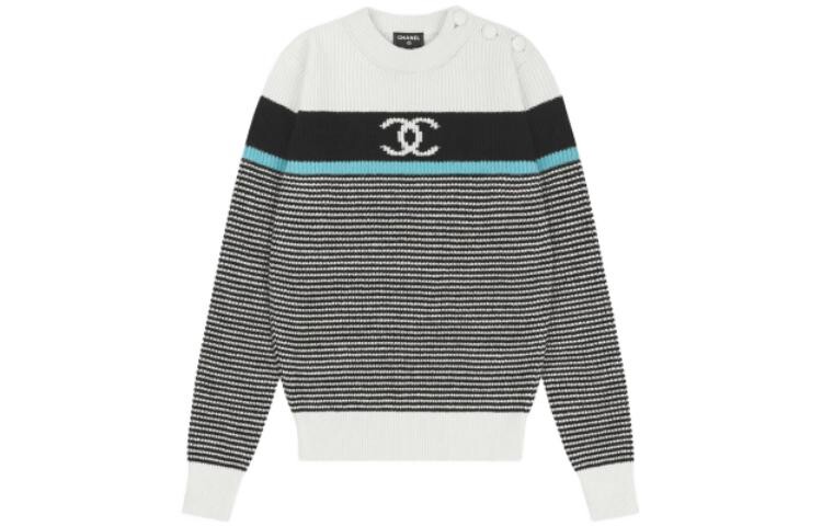 

Свитшот женский Chanel, белый / черный