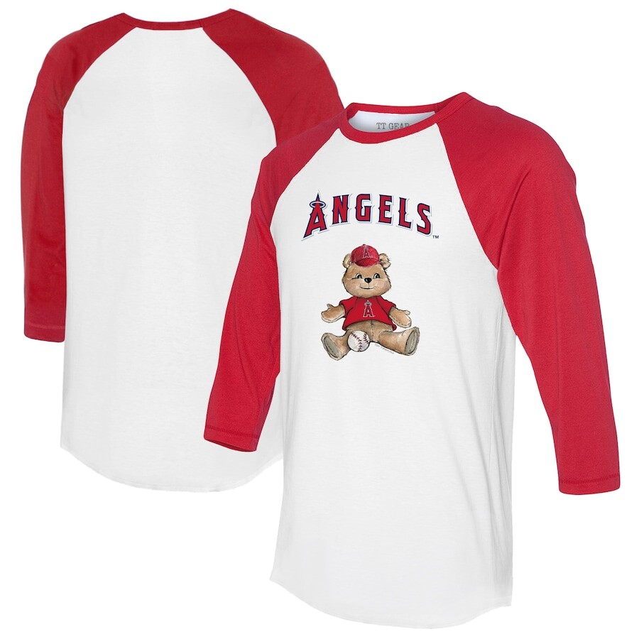 

Футболка с длинным рукавом Tiny Turnip Los Angeles Angels, белый
