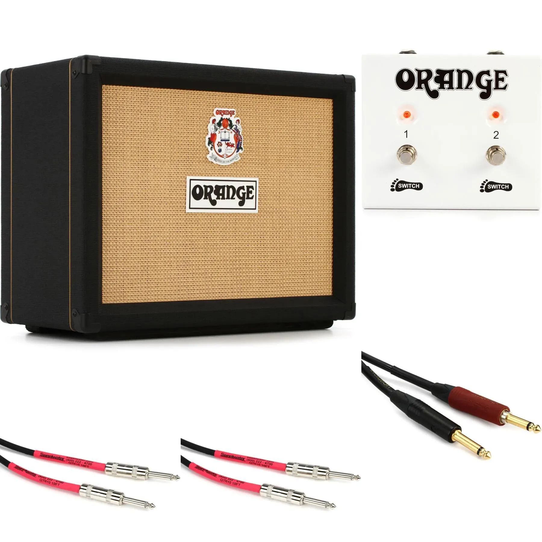 

Комплект педального переключателя комбинированного усилителя Orange TremLord 30 1x12 дюймов, 30 Вт — черный