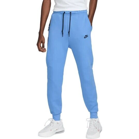 

Флисовые спортивные штаны Nike Tech, цвет Blau/Schwarz