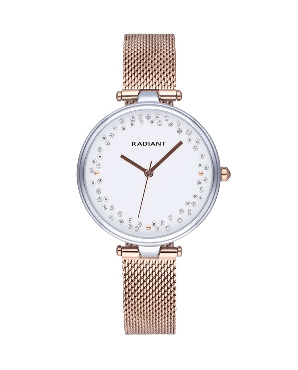 Женские часы The Circle RA543203 из стали с ремешком из розового золота Radiant, золотой