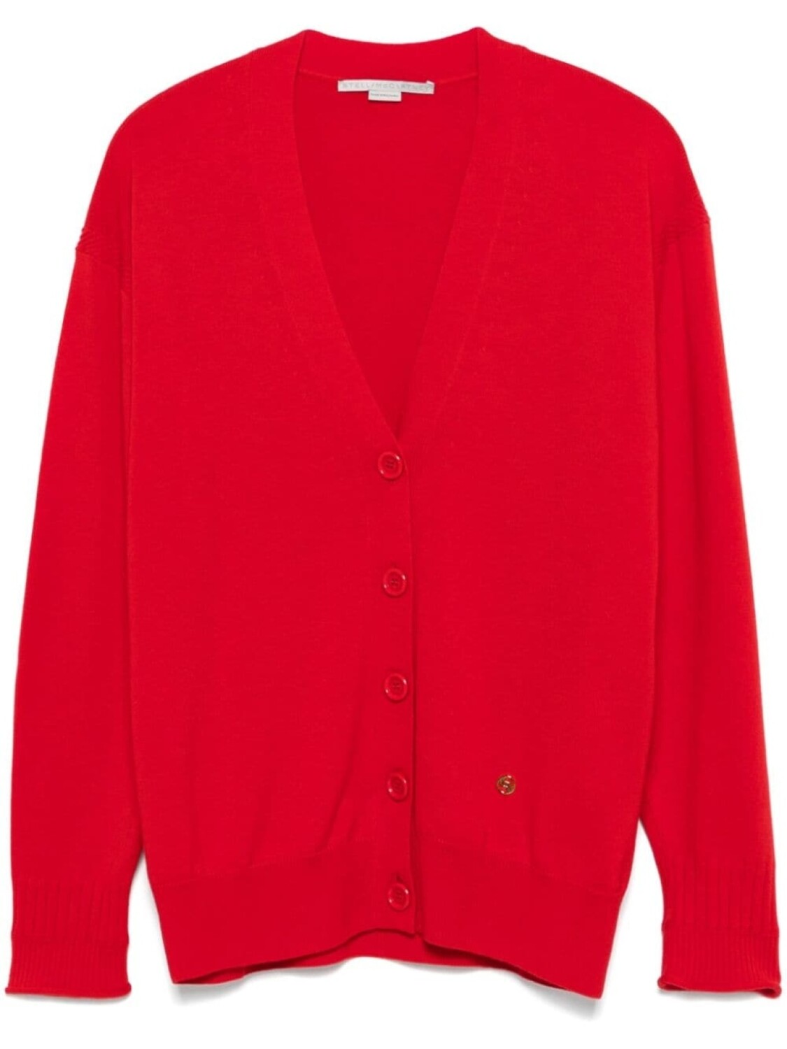 

Stella McCartney кардиган с длинными рукавами, красный