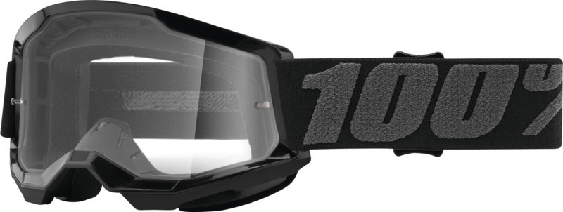 100% молодежные очки для мотокросса Strata 2 Essential 1, черный фото