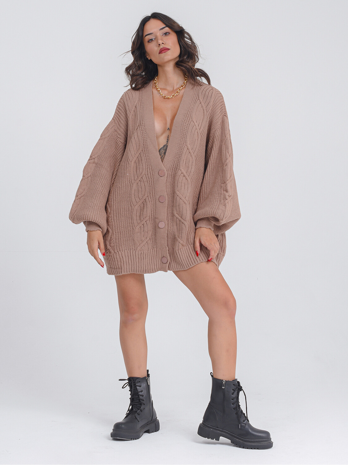 

Толстовка Freshlions Strickjacke Huiza, коричневый