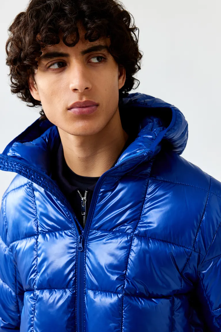 Легкая стеганая куртка стандартного кроя H&M, синий