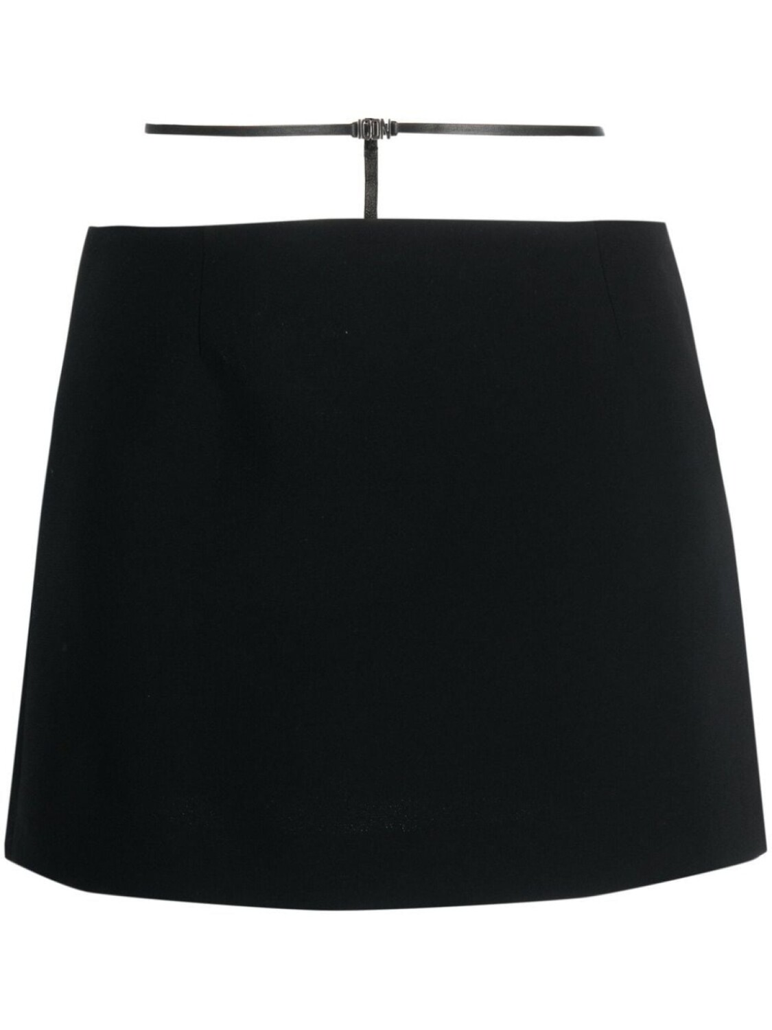 

Dsquared2 strap-detail mini skirt, черный