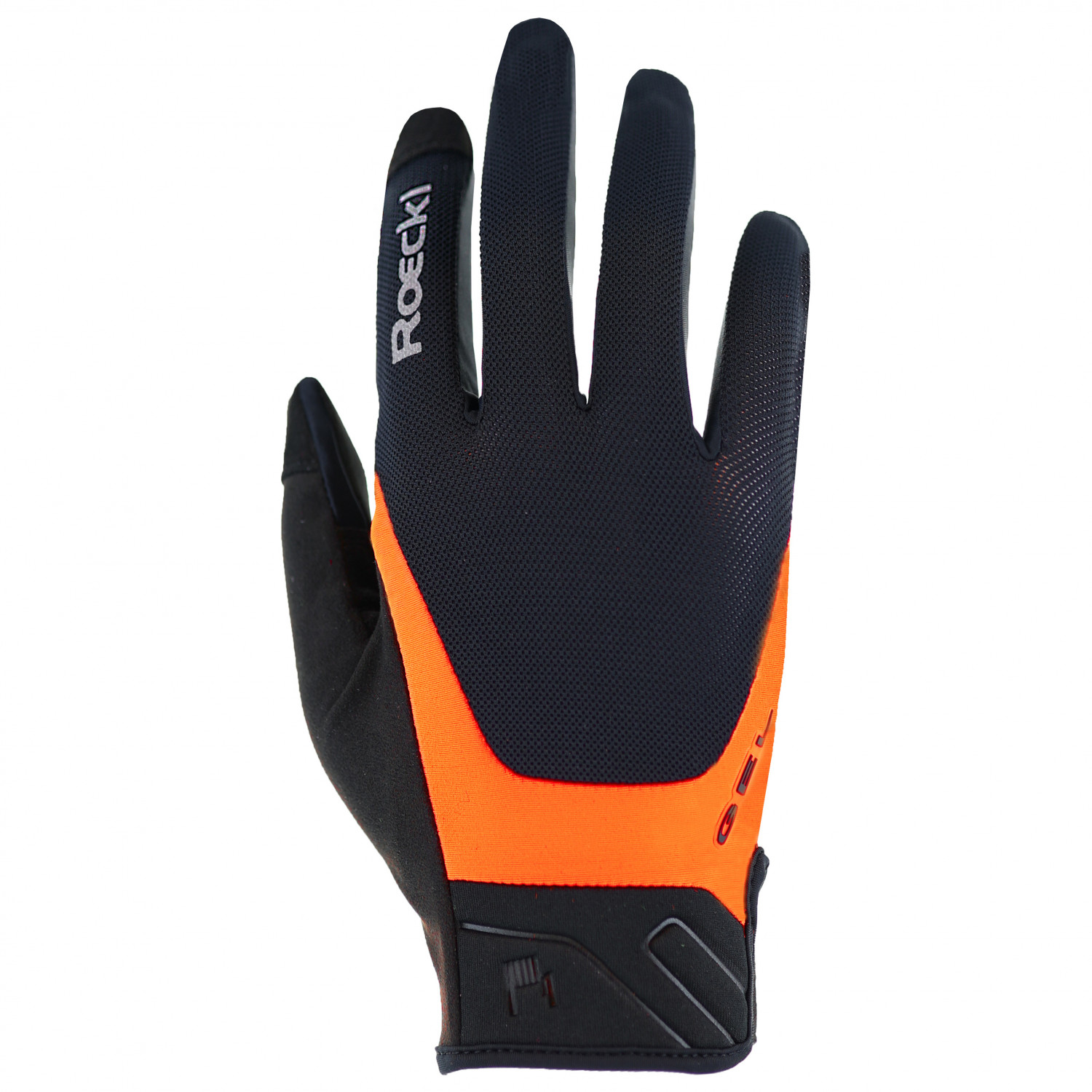 Перчатки Roeckl Sports Mori 2, цвет Black/Fluo Orange