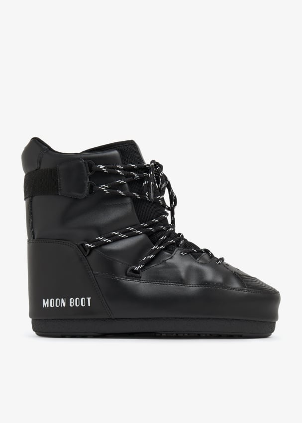 Ботинки Moon Boot Snowboard Sneaker, черный pacer next mid sneaker boot