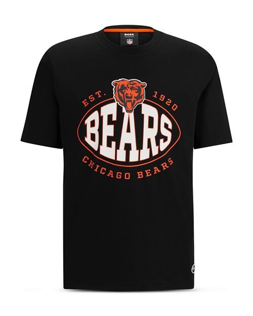 

Футболка BOSS NFL Chicago Bears с рисунком из хлопковой смеси BOSS, цвет Black