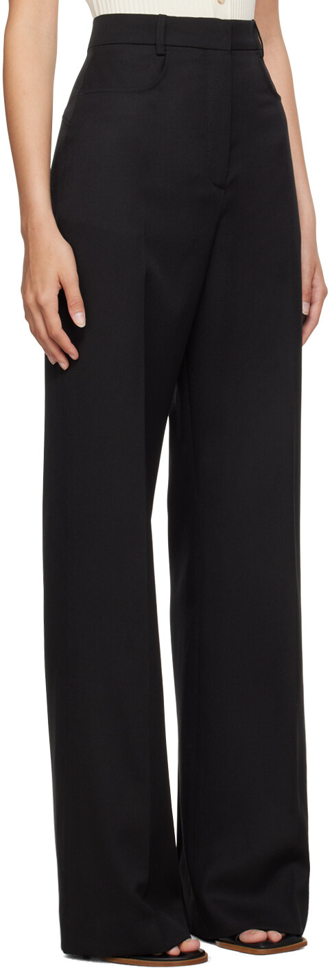 

Черные брюки Le Chouchou Le Pantalon Sauge Jacquemus, Черный