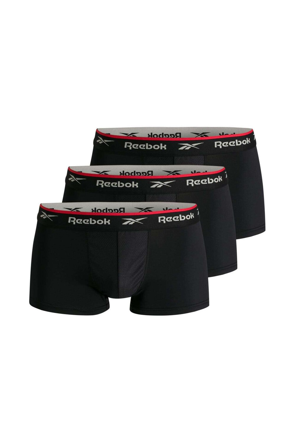 

3 пары трусов-боксеров Reebok, черный