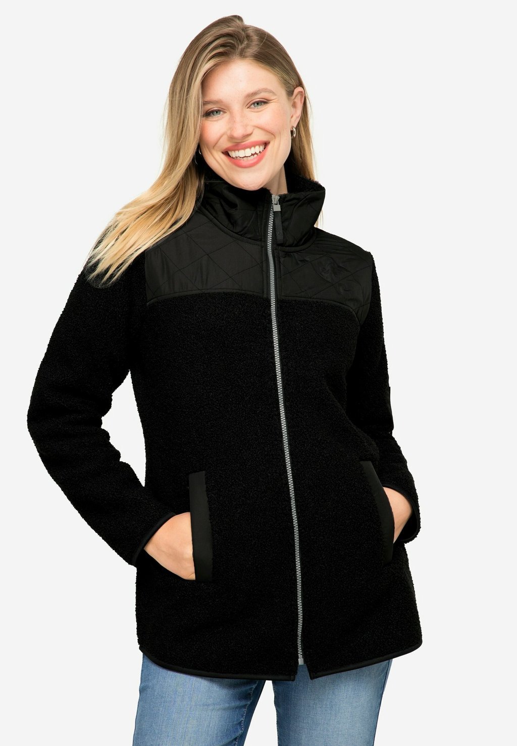 

Флисовая куртка STEHKRAGEN ZIPPER LAURASØN, цвет zwart