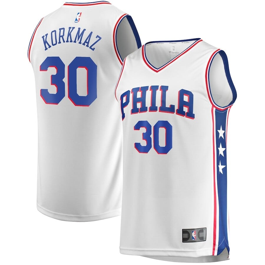 

Джерси Fanatics Branded Philadelphia 76Ers, белый
