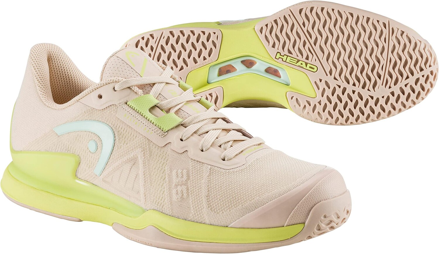 

Кроссовки Sprint Pro 3.5 Tennis Shoes HEAD, цвет Macadamia/Lime