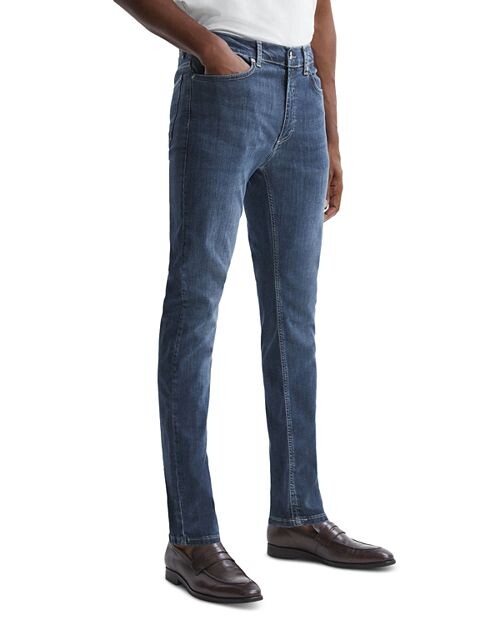 

Джинсы узкого кроя из джерси James в цвете индиго REISS, цвет Blue