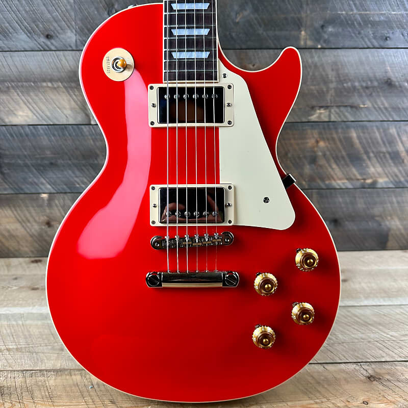 

Электрогитара Gibson Les Paul Standard 50's Plain Top Custom Color - Cardinal Red 223030353