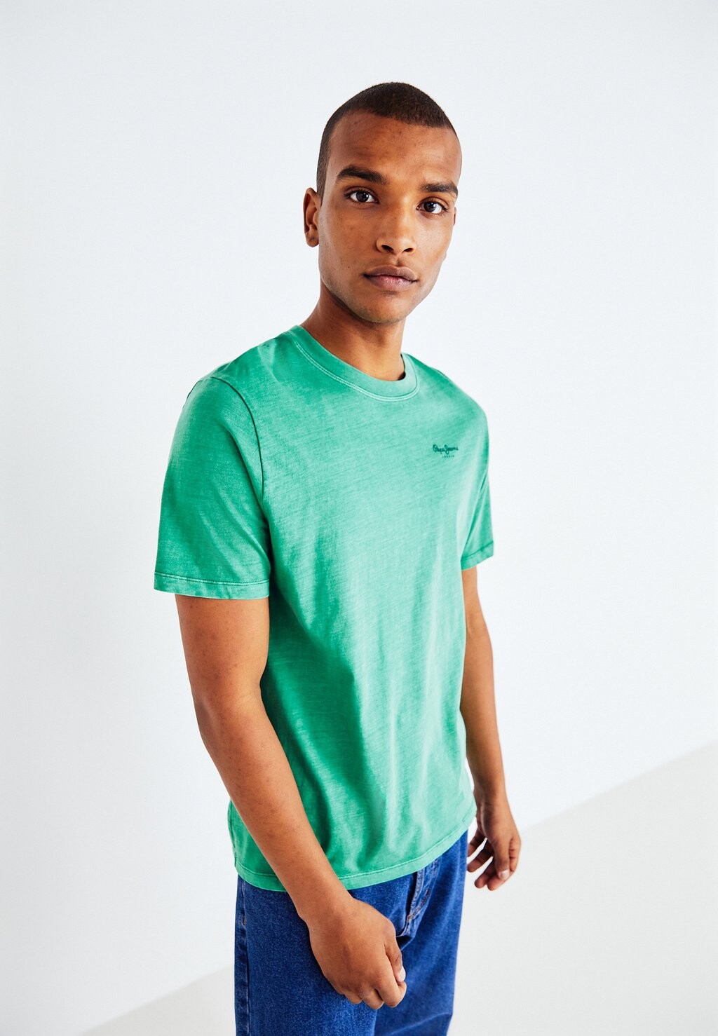 

Футболка базовая JACKO Pepe Jeans, цвет jungle green