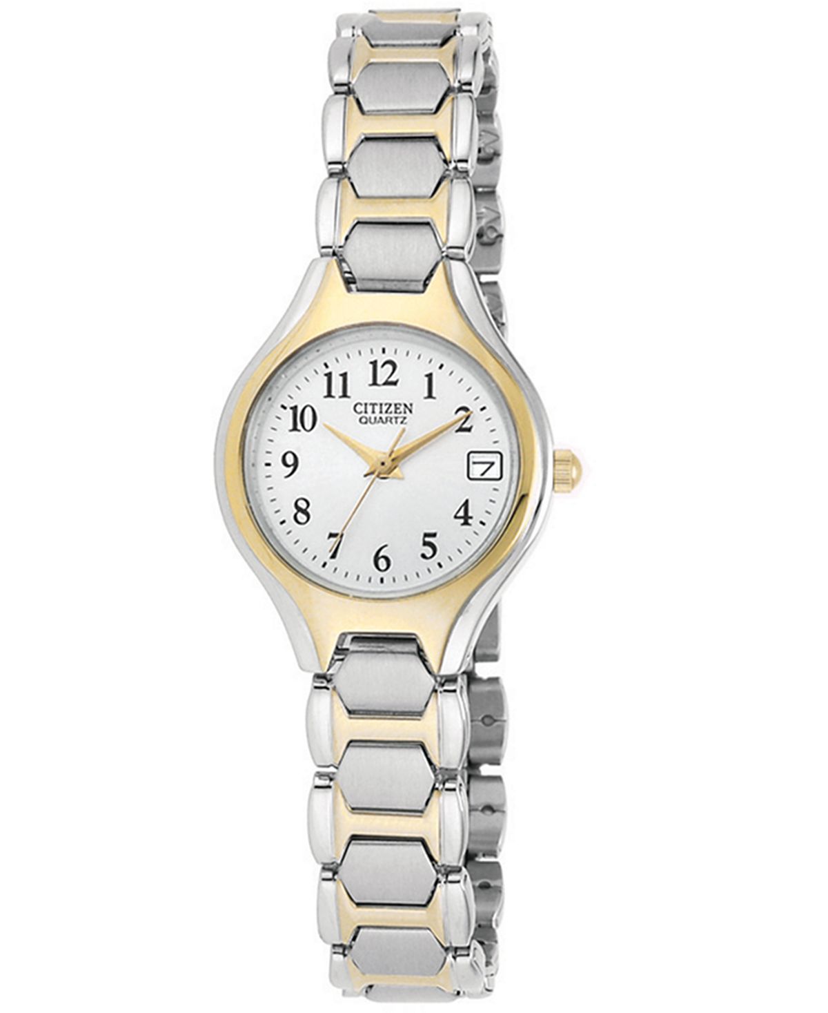 Женские двухцветные часы-браслет из нержавеющей стали 23 мм EU2254-51A Citizen