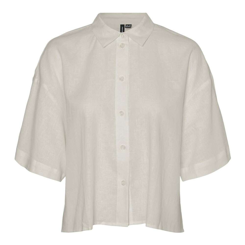 

Рубашка с коротким рукавом Vero Moda Linn 2/4, бежевый